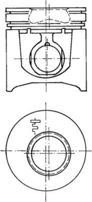 Kolbenschmidt 94327972 Repair Set, piston/sleeve 94327972