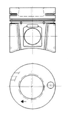 Kolbenschmidt 94331960 Repair Set, piston/sleeve 94331960 94331960 Kolbenschmidt Repair Set, piston/sleeve
