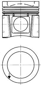 Kolbenschmidt 94933610 Piston 94933610