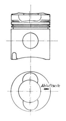 Kolbenschmidt 90669963 Repair Set, piston/sleeve 90669963