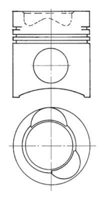 91683973 Kolbenschmidt Repair Set, piston/sleeve
