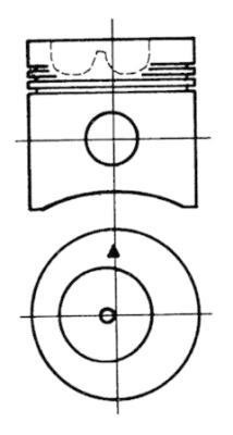 93355960 Kolbenschmidt Repair Set, piston/sleeve