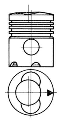 9139596199 Kolbenschmidt Repair Set, piston/sleeve