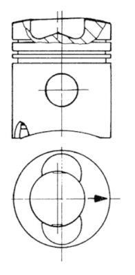 93741961 Kolbenschmidt Repair Set, piston/sleeve