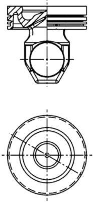Kolbenschmidt 40368963 Repair Set, piston/sleeve 40368963 40368963 Kolbenschmidt Repair Set, piston/sleeve