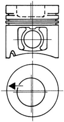 93484969 Kolbenschmidt Repair Set, piston/sleeve