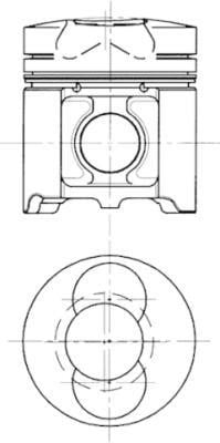 94473960 Kolbenschmidt Repair Set, piston/sleeve