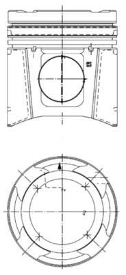 Kolbenschmidt 99697960 Repair Set, piston/sleeve 99697960