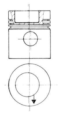 93831963 Kolbenschmidt Repair Set, piston/sleeve
