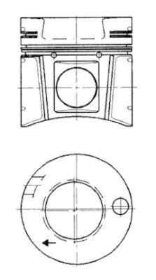 Kolbenschmidt 94361960 Repair Set, piston/sleeve 94361960 94361960 Kolbenschmidt Repair Set, piston/sleeve