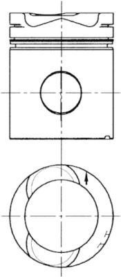 Kolbenschmidt 90712960 Repair Set, piston/sleeve 90712960