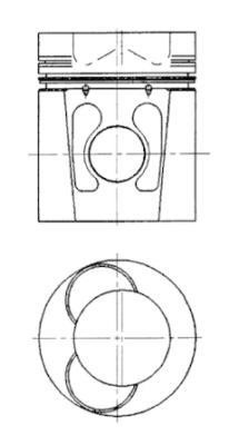 94447960 Kolbenschmidt Repair Set, piston/sleeve