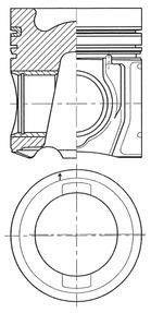 Kolbenschmidt 41521960 Repair Set, piston/sleeve 41521960