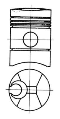 91254961 Kolbenschmidt Repair Set, piston/sleeve