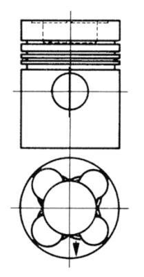 Kolbenschmidt 93568963 Repair Set, piston/sleeve 93568963