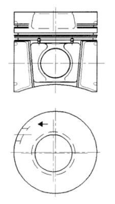 91620960 Kolbenschmidt Repair Set, piston/sleeve