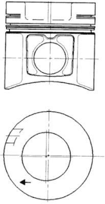 93485962 Kolbenschmidt Repair Set, piston/sleeve