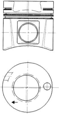 Kolbenschmidt 91630960 Repair Set, piston/sleeve 91630960 91630960 Kolbenschmidt Repair Set, piston/sleeve