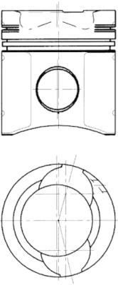 Kolbenschmidt 90579964 Repair Set, piston/sleeve 90579964 90579964 Kolbenschmidt Repair Set, piston/sleeve