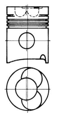 93052960 Kolbenschmidt Repair Set, piston/sleeve