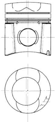 92816960 Kolbenschmidt Repair Set, piston/sleeve