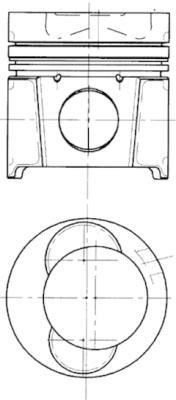 94487963 Kolbenschmidt Repair Set, piston/sleeve