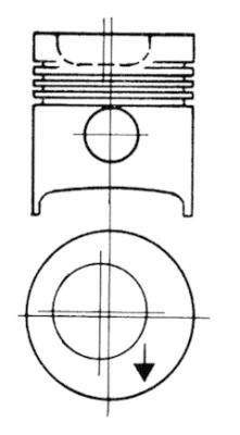 97250960 Kolbenschmidt Piston