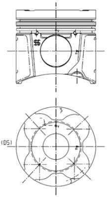 99662961 Kolbenschmidt Repair Set, piston/sleeve