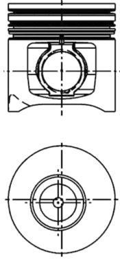 Kolbenschmidt 40274962 Repair Set, piston/sleeve 40274962