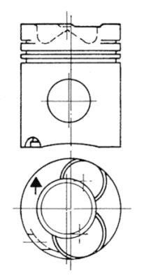 Kolbenschmidt 90738971 Repair Set, piston/sleeve 90738971