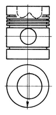 93441961 Kolbenschmidt Repair Set, piston/sleeve