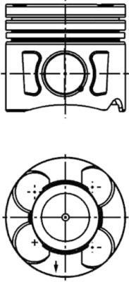 Kolbenschmidt 41648600 Piston 41648600