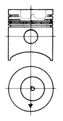 93063960 Kolbenschmidt Repair Set, piston/sleeve