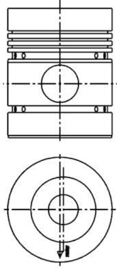 99629960 Kolbenschmidt Repair Set, piston/sleeve