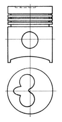 91007961 Kolbenschmidt Repair Set, piston/sleeve
