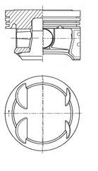 Kolbenschmidt 41006620 Piston 41006620