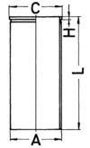 88750190 Kolbenschmidt Cylinder liner