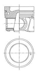 Kolbenschmidt 41937610 Piston 41937610