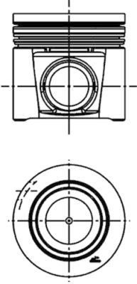 Kolbenschmidt 41706620 Piston set, 0,60mm 41706620