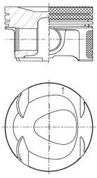 Kolbenschmidt 41727600 Piston 41727600