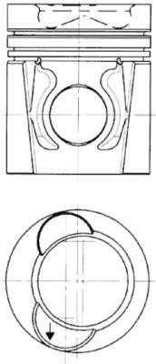 94446960 Kolbenschmidt Repair Set, piston/sleeve