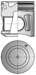 Piston Iveco: 41478960 Kolbenschmidt Repair Set, piston/sleeve
