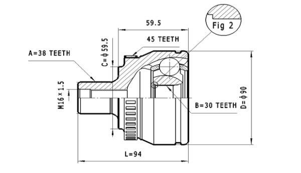 Statim C.290 CV joint C290