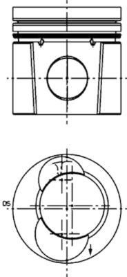 90850960 Kolbenschmidt Repair Set, piston/sleeve