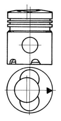 93535960 Kolbenschmidt Repair Set, piston/sleeve