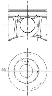 99801962 Kolbenschmidt Repair Set, piston/sleeve