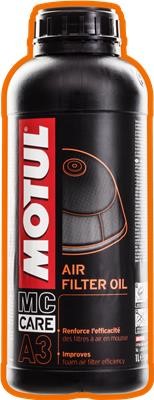 Motul 108588 Air filter cleaner Motul A3 AIR FILTER OIL, 1L 108588