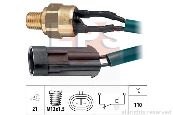 Eps 1.840.089 Temperature Switch, coolant warning lamp 1840089
