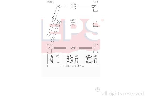 Eps 1501760 Ignition cable kit 1501760
