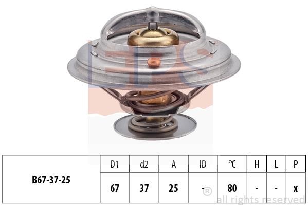 Eps 1880259S Thermostat, coolant 1880259S